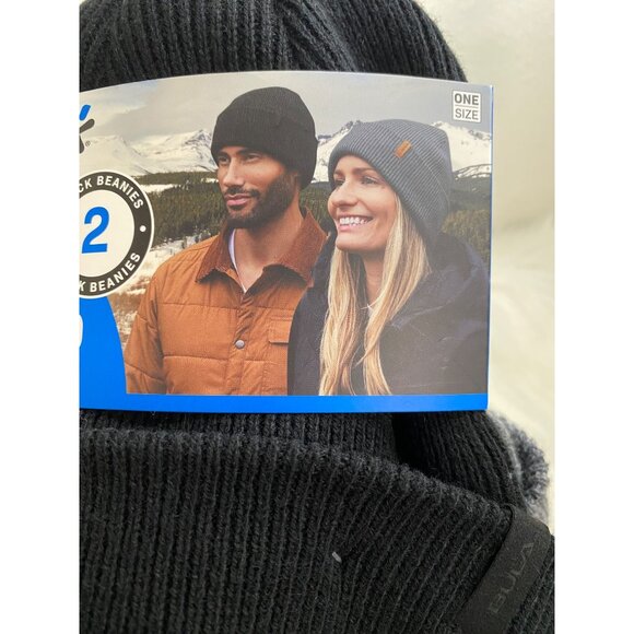Bula Merino Wool Blend Beanie 2pk Unisex - Picture 1 of 7